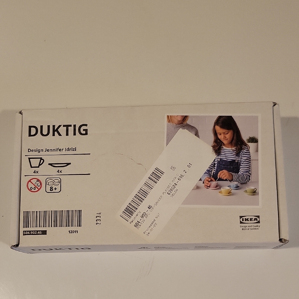 IKEA DUKTIG Kids Play Tea Set